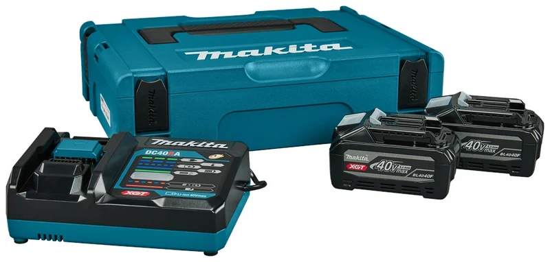 Makita STARTSET XGT DC40RA / 2X BL4040F IN MBOX 1