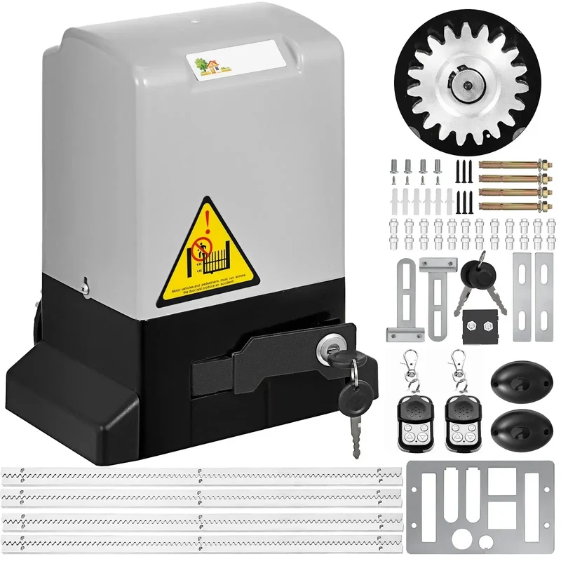 Automatische Schuifpoortopener – Poortopener – Schuifpoortaandrijving – Elektrische Poortbediening – 600 Kg Draaggewicht – 13 Meter Per Minuut – Weerbestendig