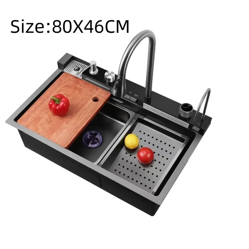 Keukenkraan – RVS Kraan – Keukenmengkraan – Duurzame Kraan – Roestvrij Staal – Keramische Cartridge – Corrosiebestendig - 80X46CM