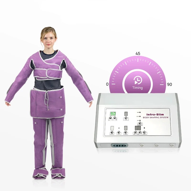 Massagepak – Massagekostuum – Luchtdrukmassage – Infrarood Warmte – 7 Intensiteitsniveaus – 6 Massageprogramma’s