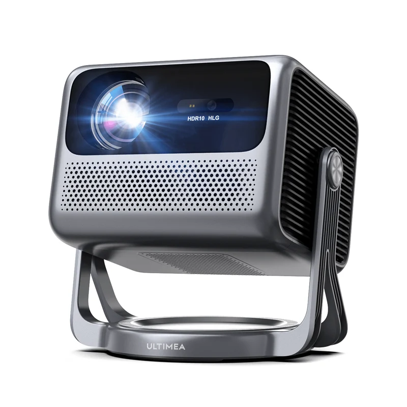Smart Projector – Mini Beamer – Home Cinema Beamer – Draagbare Projector – WiFi Projector – Android TV 11.0 – 600 ANSI Lumen – Native Full HD 1080p met 4K Ondersteuning