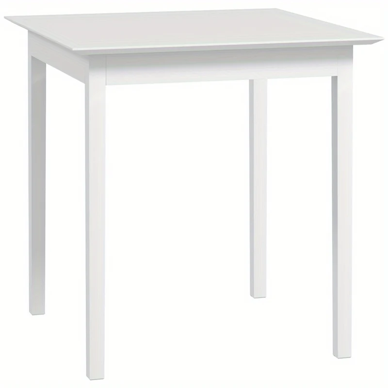 Eettafel – Keukentafel – Tafel – Eetkamertafel – Vierkante tafel – Wit – 75x75x76 cm – Modern Minimalistisch Design
