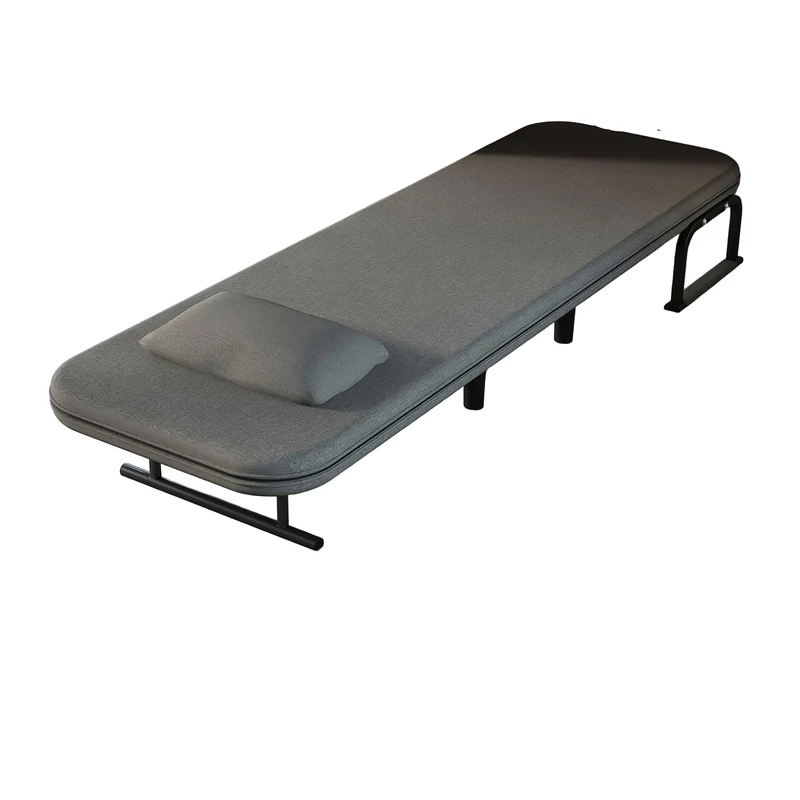 Verstelbare Sofa Bed Frame – Slaapstoel – Slaapbank Frame – Bedbank – Stoelframe – Grijs – 5-Standen Rugleuning – Stevig Metaal
