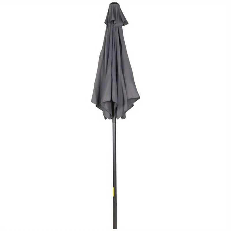 Parasol – Zeshoekige Parasol – Tuinparasol – Balkonparasol – Terrasparasol – Extra Lang 196 cm – 360° Draaibaar met Kantelbare Sluiting