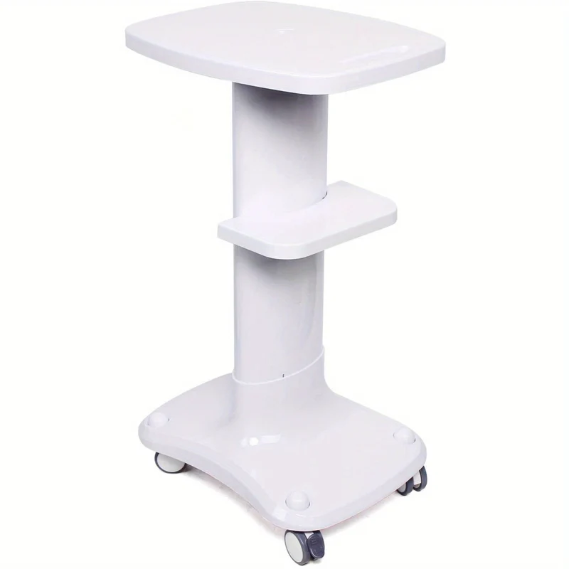 Goodslinesshop Beauty Salon Cart Constructed from ABS Portable Trolley for Collecting Instruments White [Shop Now for Premium Quality!]