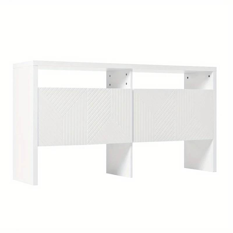 Dressoir – Sideboard – Kast – Opbergmeubel – Kastenmeubel – Modern Wit – MDF Constructie – 2 Open Planken & 4 Deuren