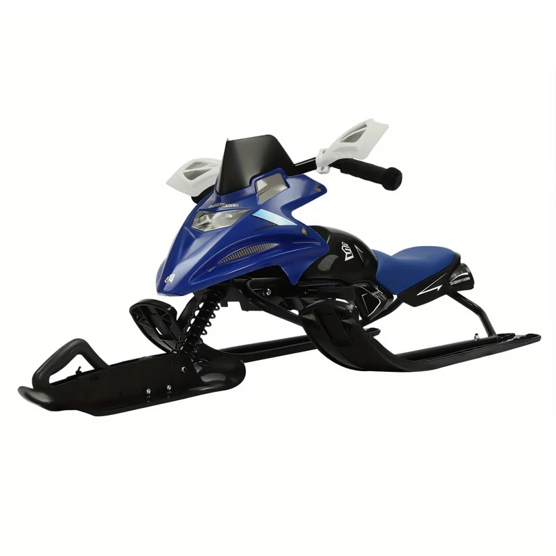 Mini slee – skislee – kinderslee – sneeuwslee – bobslee – Stuurfunctie en noodrem – Stevig ijzer tot 80 kg