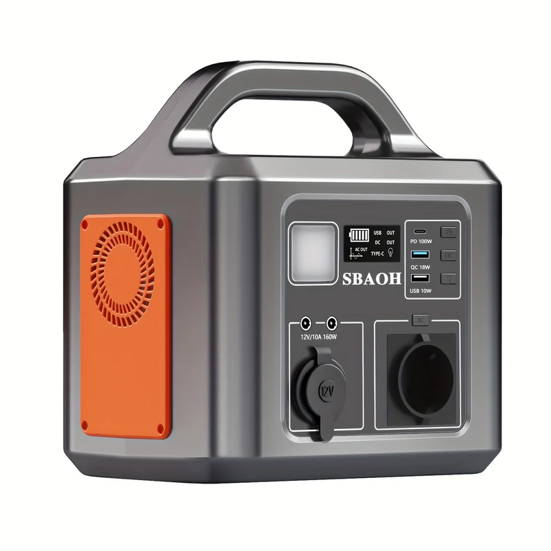 Powerbank – Draagbare Power Station – Externe Accu – Energiecentrale – Oplaadstation – 600W Vermogen – 145600mAh Batterijcapaciteit