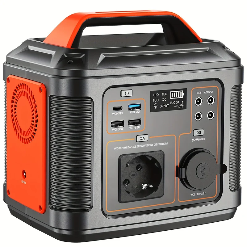 Draagbare Energiecentrale – Powerbank – Generator – Noodstroom – Accupack – 300W Vermogen – Lichtgewicht ABS Behuizing