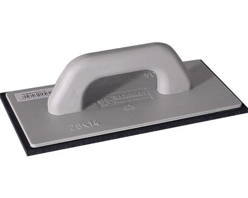 Skandia schuurbord rubber zwart 28x14cm