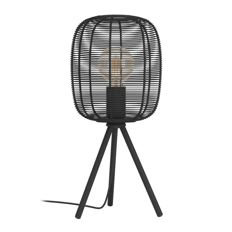 Eglo LED tafellamp Rinroe ⌀20cm E27 zwart