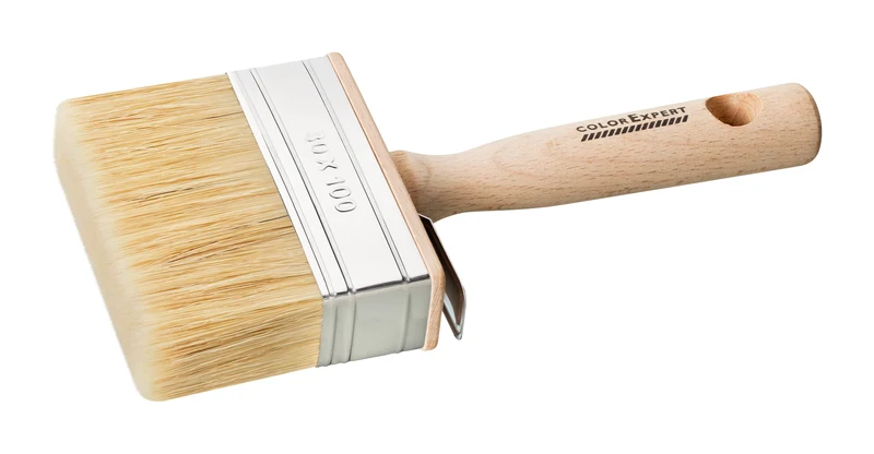 Color Expert kwast hout blok 10cm voor muurverf