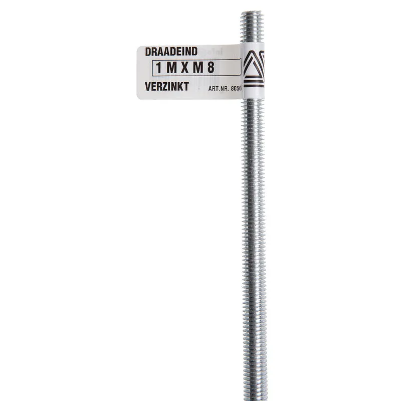 Deltafix draadeind verzinkt staal M16 1m