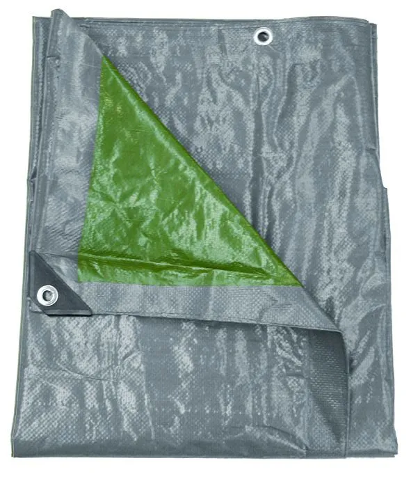 Talen afdekzeil grijs, groen 3x5m