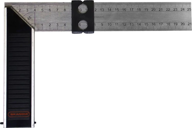 Skandia winkelhaak aluminium 250 mm