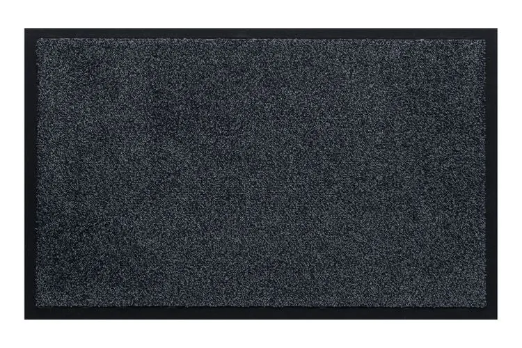 Hamat droogloopmat wasbaar antraciet 50x80cm
