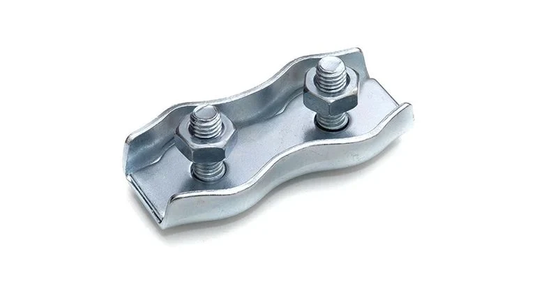Deltafix staaldraadklem duplex 5mm verzinkt staal 2st