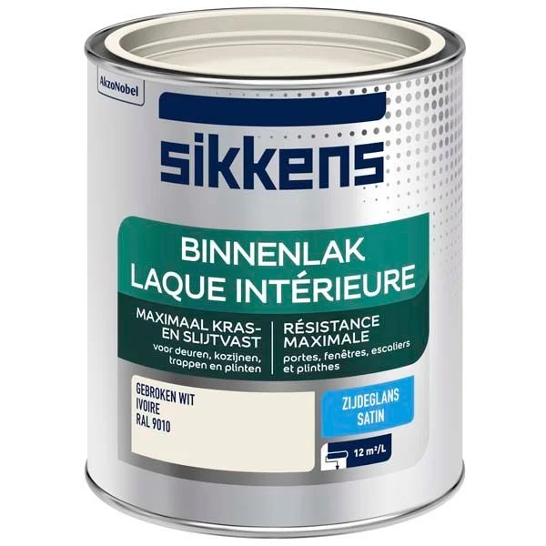 Sikkens Binnenlak RAL9010 750ml