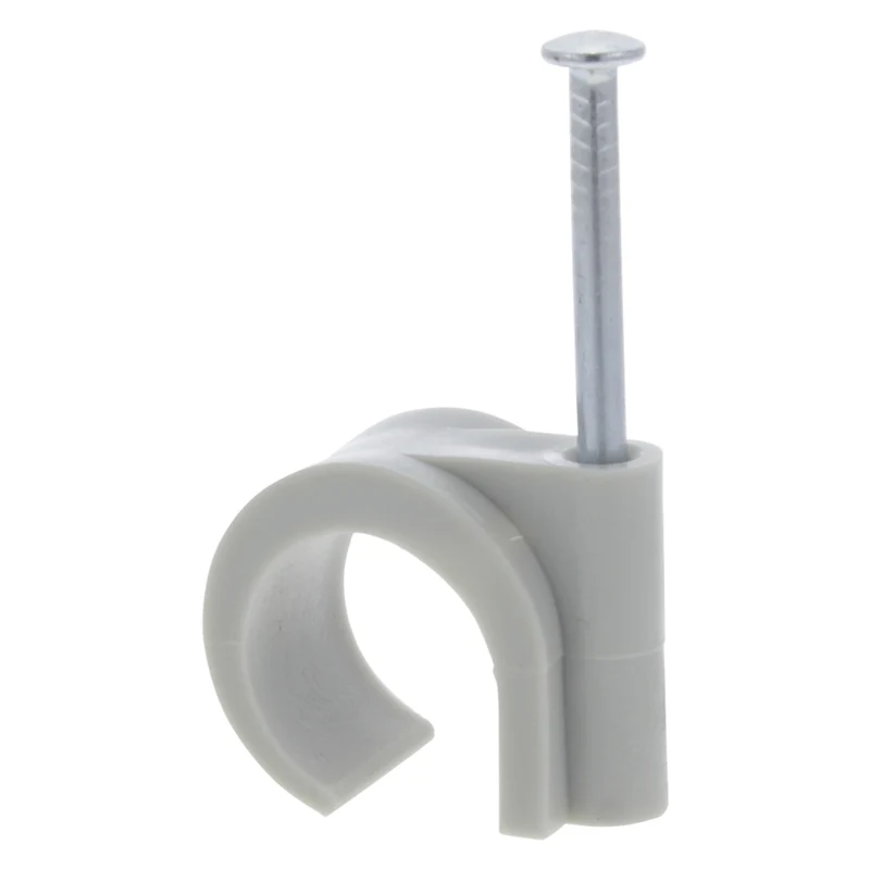 Q-Link buisclip rond PVC grijs 16-19mm 20 stuks