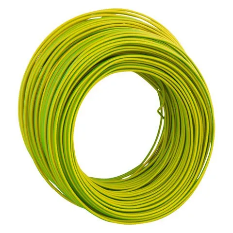 Installatiedraad vd 2,5 qm geel, groen 100m