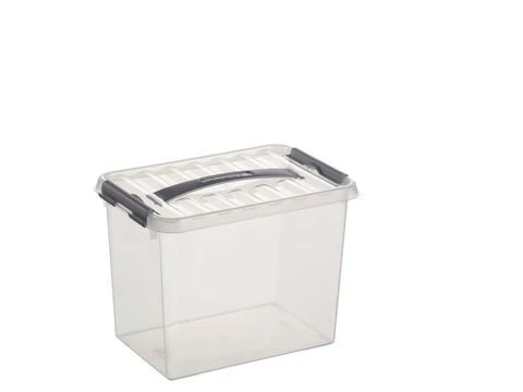 Sunware Q-line opbergbox 9L kunststof transparant 1-vaks