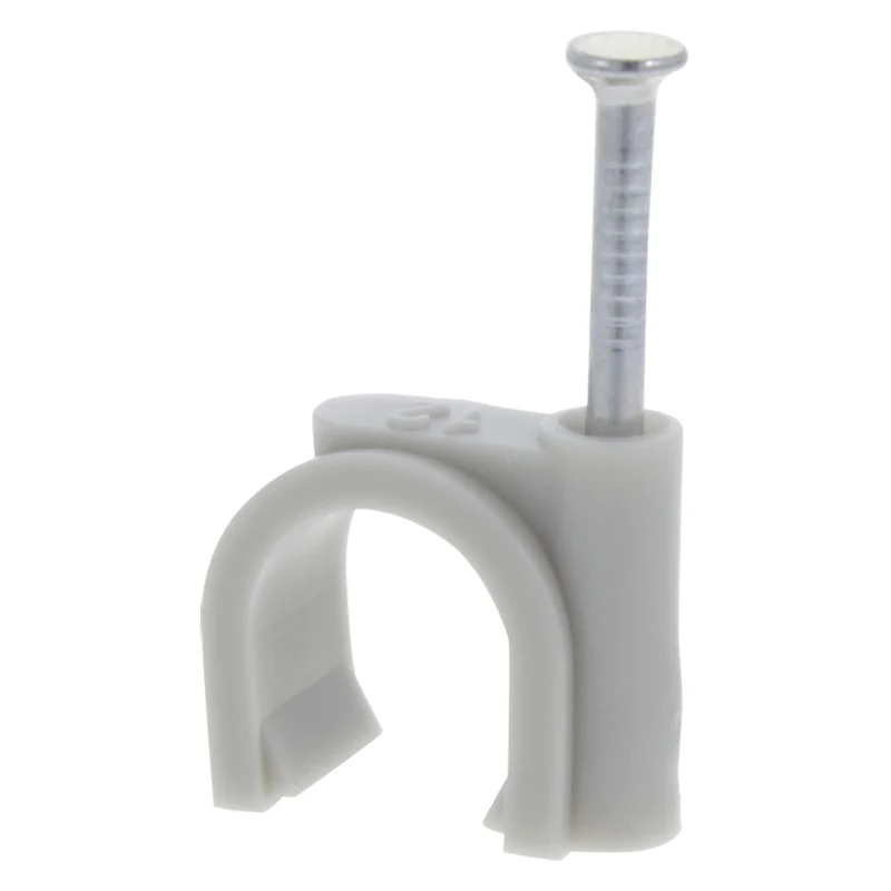 Q-Link kabelclip rond 12mm grijs 50 stuks
