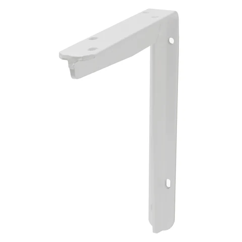 Duraline plankdrager zwaar belastbaar enkel staal wit 20x25cm