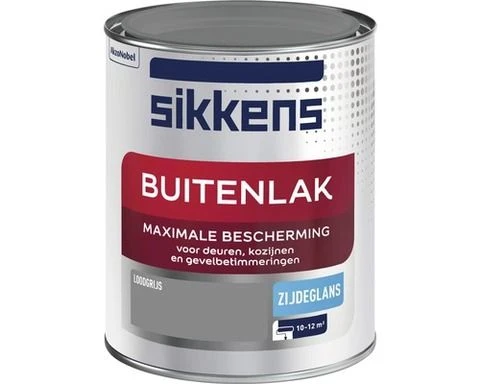 Sikkens Buitenlak zijdeglans loodgrijs 750ml