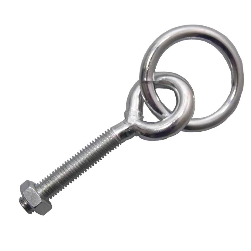Deltafix aanlegring RVS 10x100mm