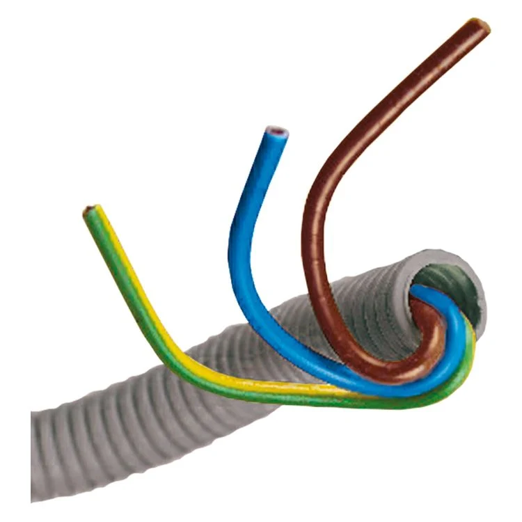 Q-Link elektrabuis pvc 5/8" grijs 20m