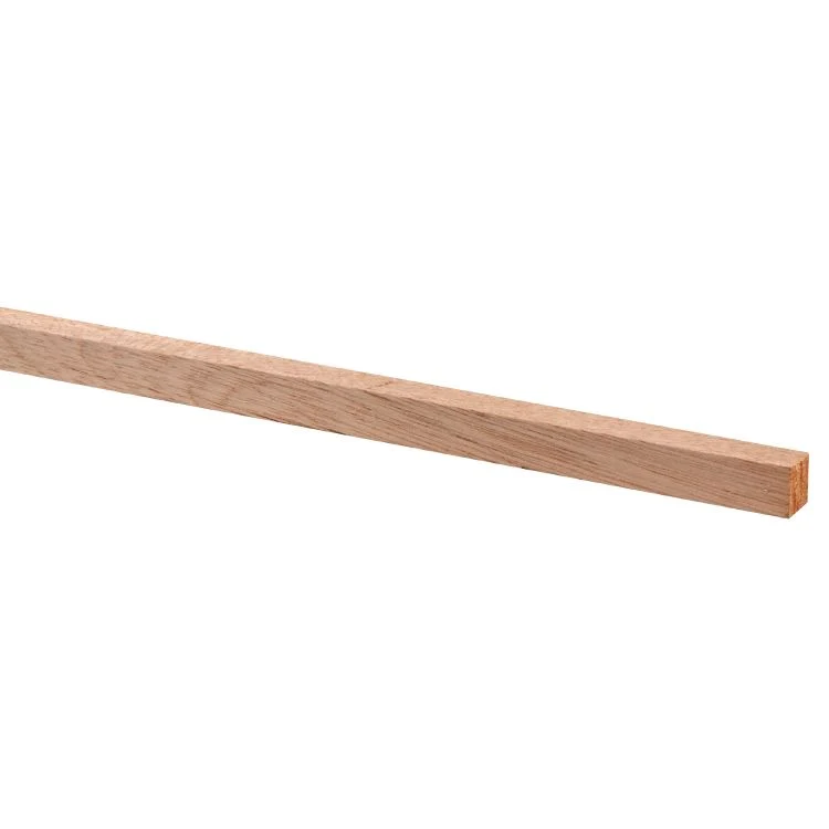 Schaaflat hardhout 12x12mm 2,7m