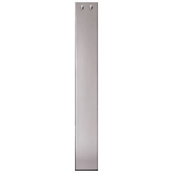 Meubelpoot vierkant aluminium zilver 10x10x72cm
