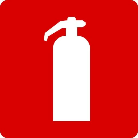 Pickup pictogram brandblusapparaat zelfklevend 200x200mm
