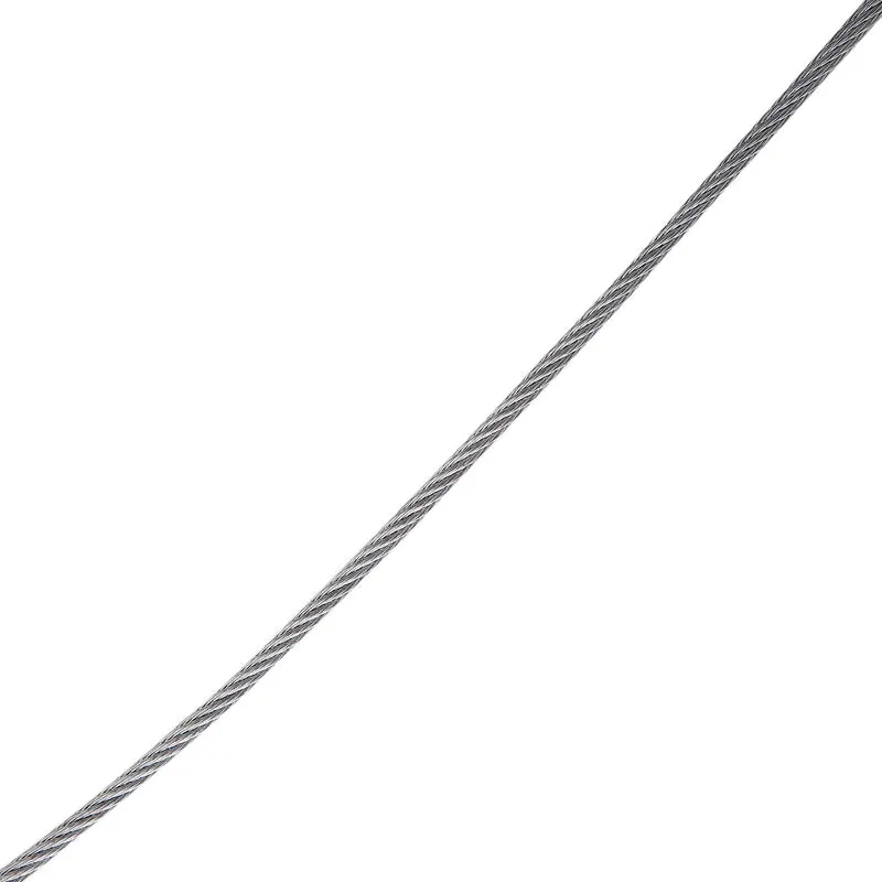 Deltafix staalkabel 6mm gegalvaniseerd staal 50m p/m