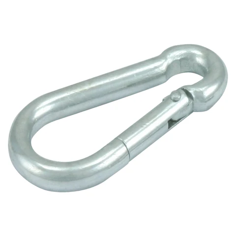 Starx karabijnhaak verzinkt staal grijs 60x6mm 2st