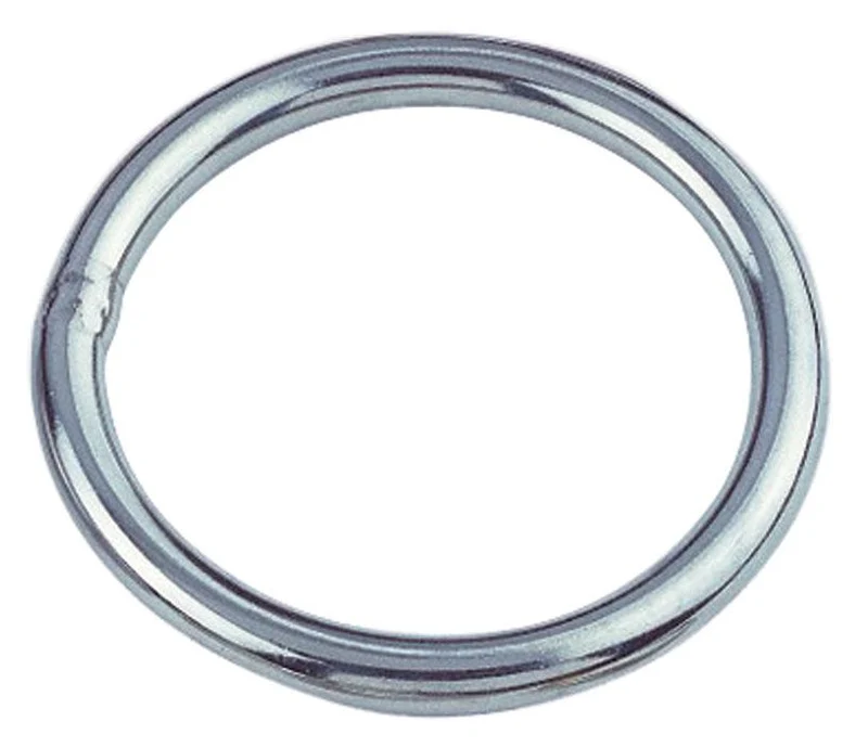 Deltafix ring verzinkt zilver 5x40mm 2st