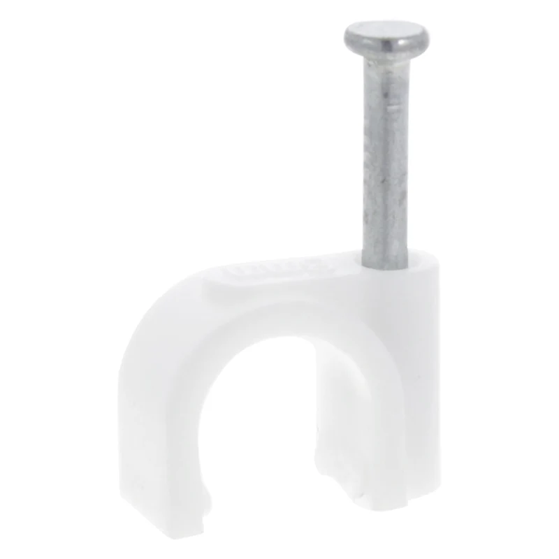Q-Link kabelclip rond 8mm wit 50 stuks
