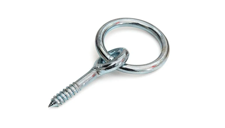 Deltafix aanlegring RVS 6x75mm