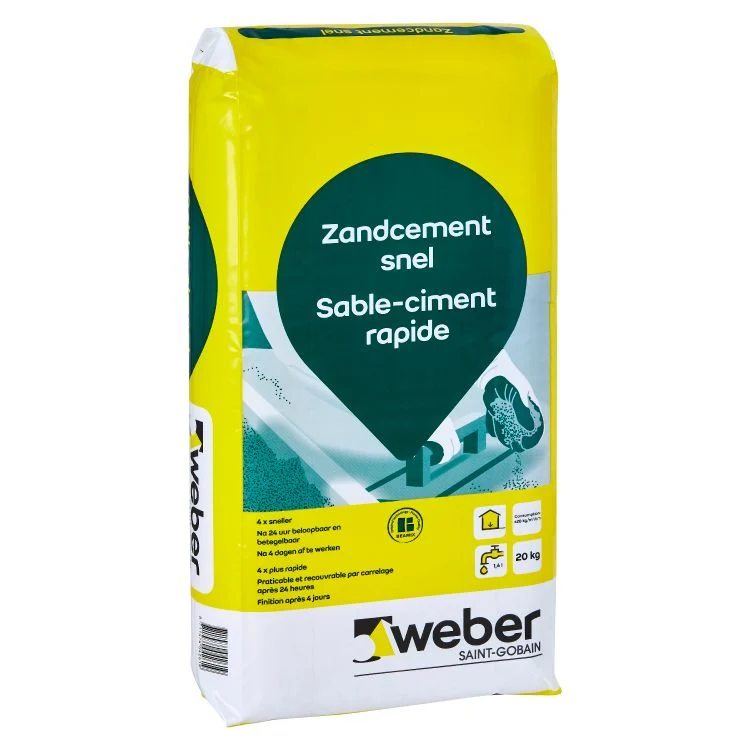 Weber Beamix zandcement grijs 20kg