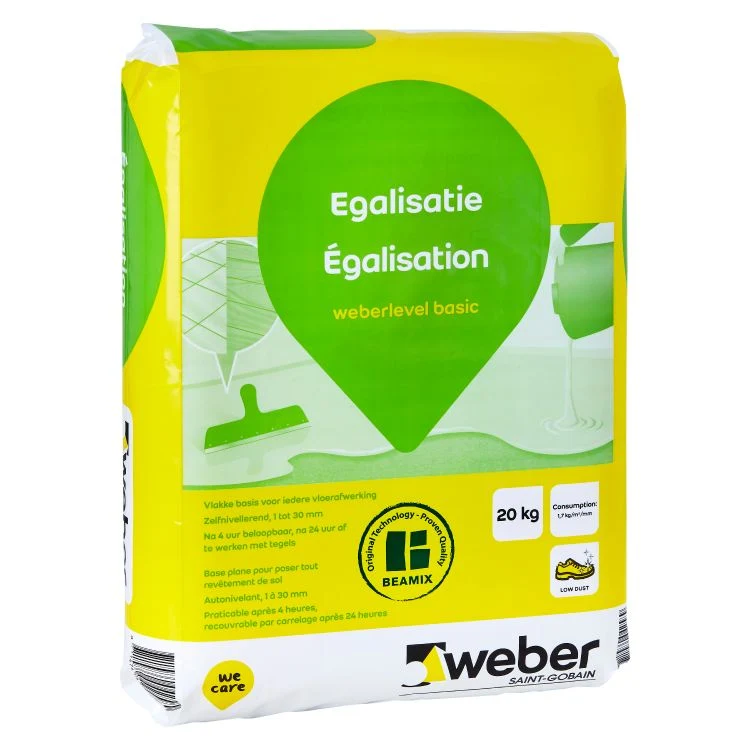 Weber Beamix egalisatiemortel grijs 20kg