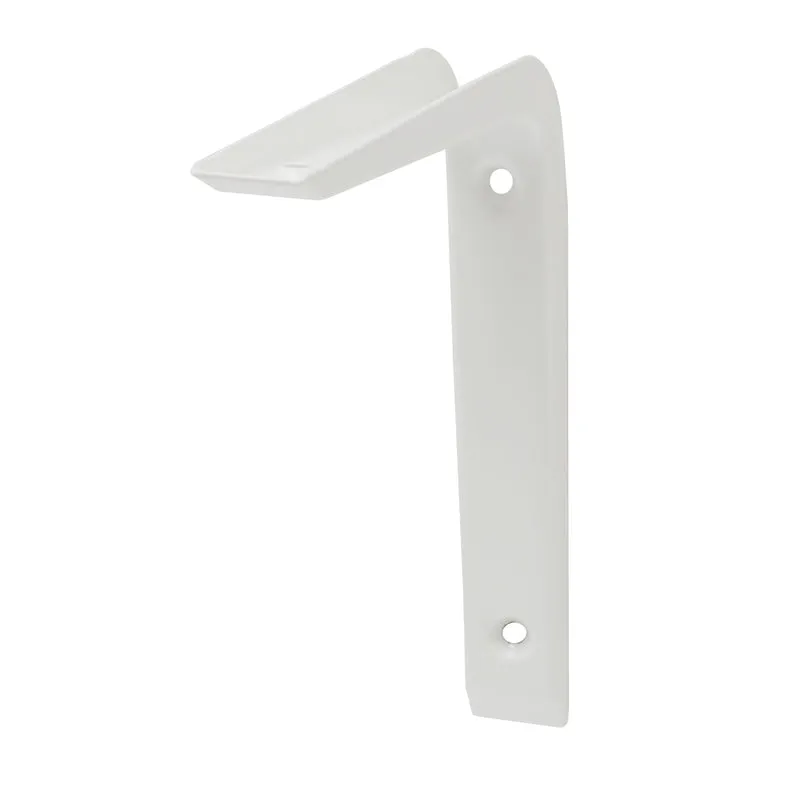 Duraline plankdrager enkel staal wit 12x15cm