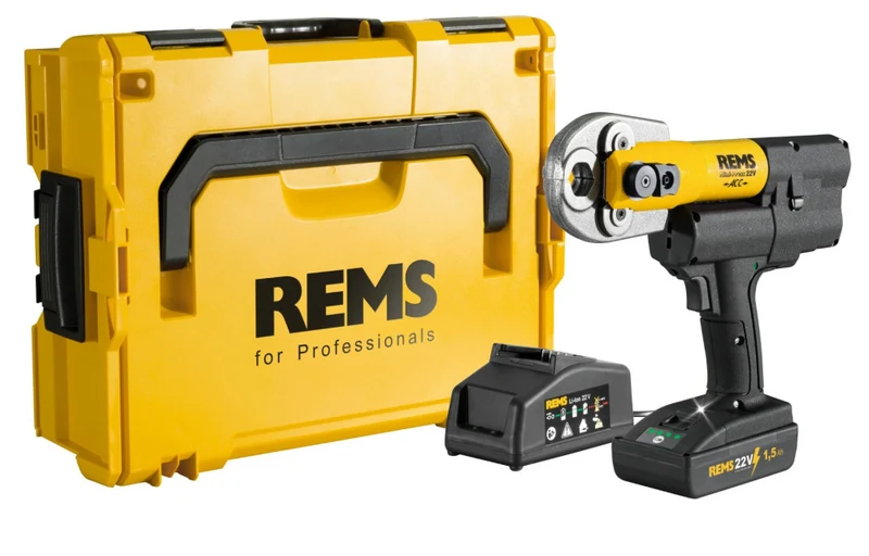REMS Mini-Press 22V ACC Basic-Pack L-Boxx +accu 2,5 Ah - 578066 R220