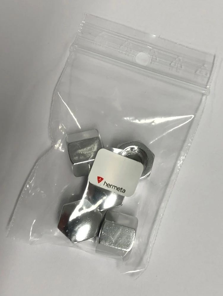 Hermeta DOPMOER M8 NATUREL 5866-01E - 5 STUKS