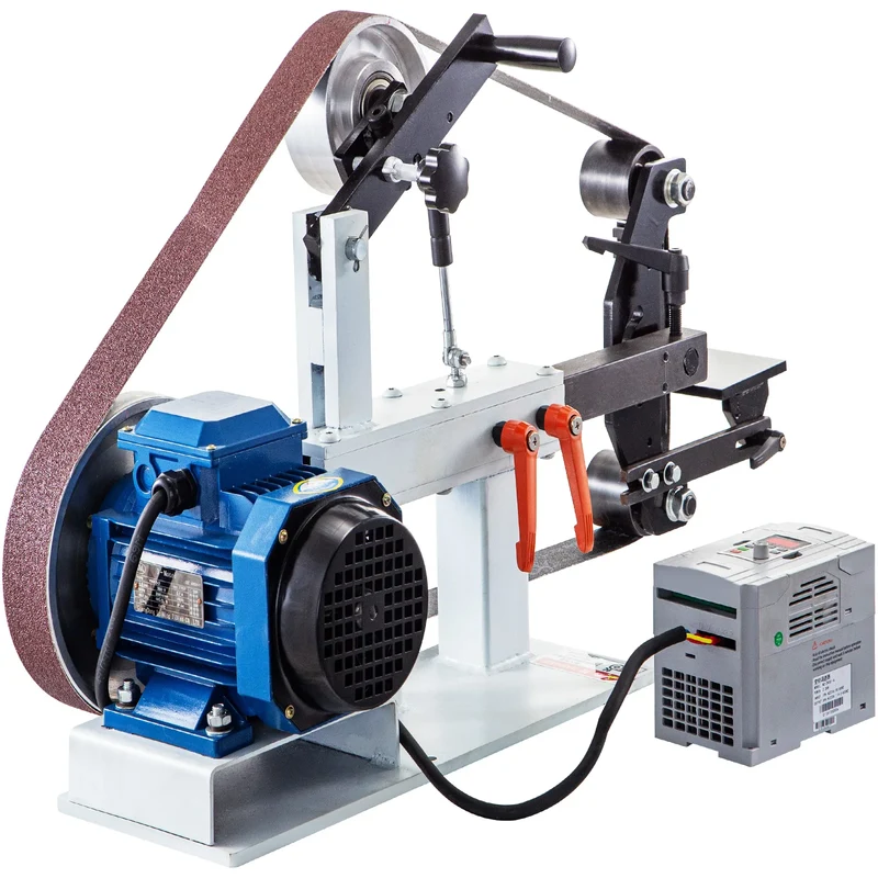 VEVOR 1.5KW Belt Grinder Machine 2 x 82in Variable/Constant Speed 3 Mode Electric Belt Sander for Tool Polishing Knife Making