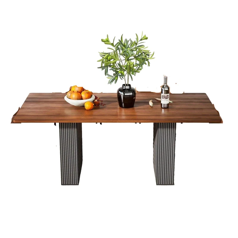 Eettafel – Eetkamertafel – Keukentafel – Houten Tafel – Industriële Tafel – 160x80 cm – Krasbestendig & Stevig