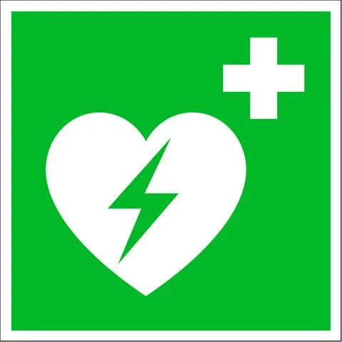 Pickup pictogram AED 150x150mm