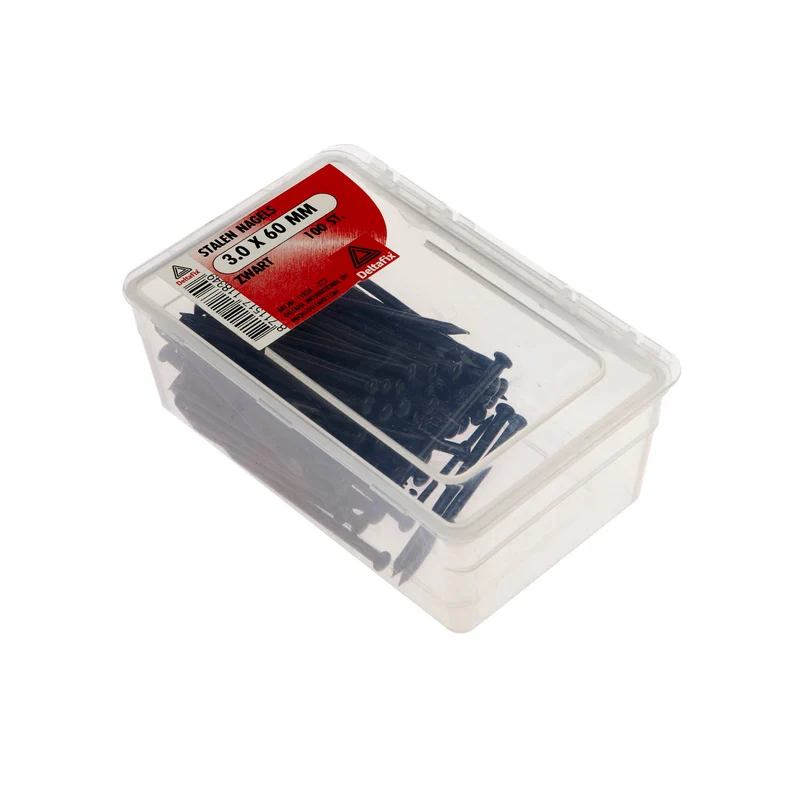 Deltafix nagels afgeplatte bol-verzonken kop gehard 3x60mm 100st
