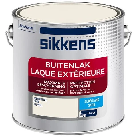 Sikkens Buitenlak zijdeglans RAL9010 2,5L