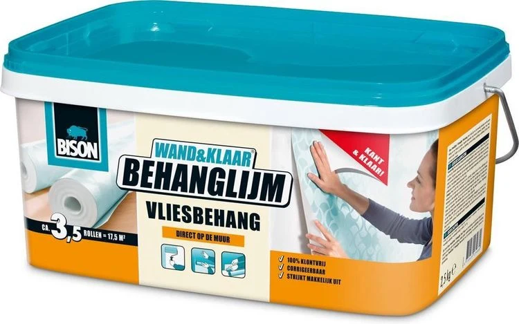 Bison Wand&Klaar behanglijm vliesbehang 2,5kg