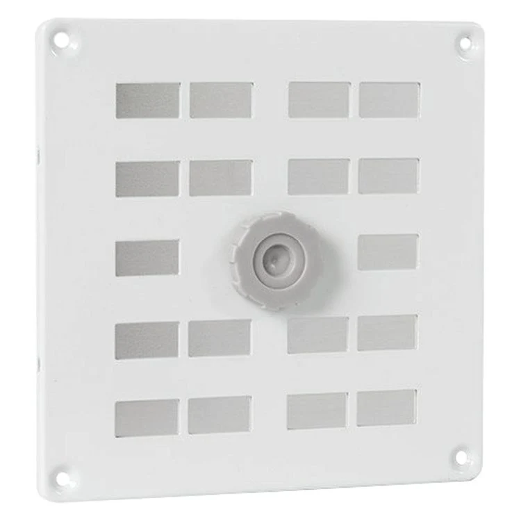 STARX schuifrooster rvs wit 16x15x2cm